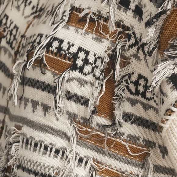 Anthropologie NWT Pilcro Collared Zip-Up
Novelty Sweater size S. - Picture 5 of 11